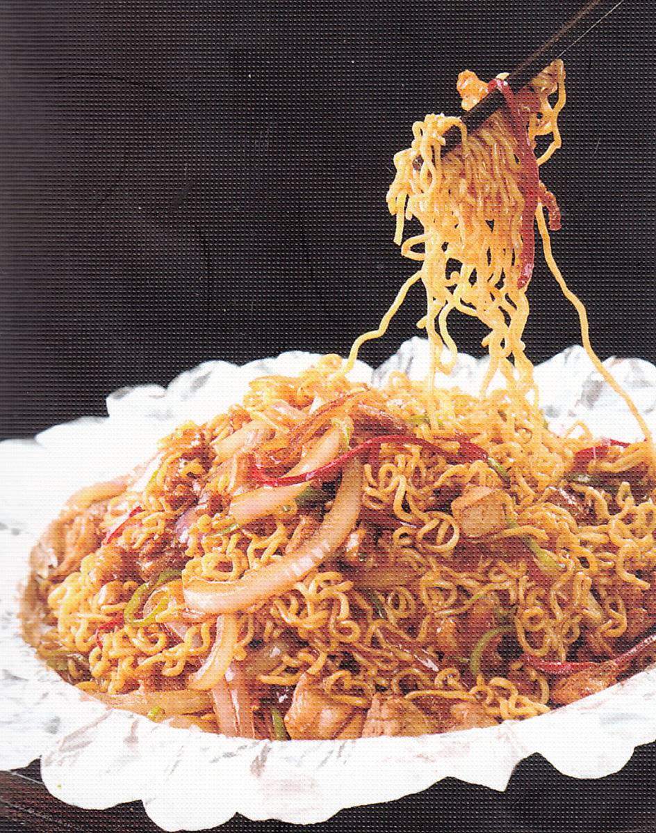 铁板鸡柳方便面