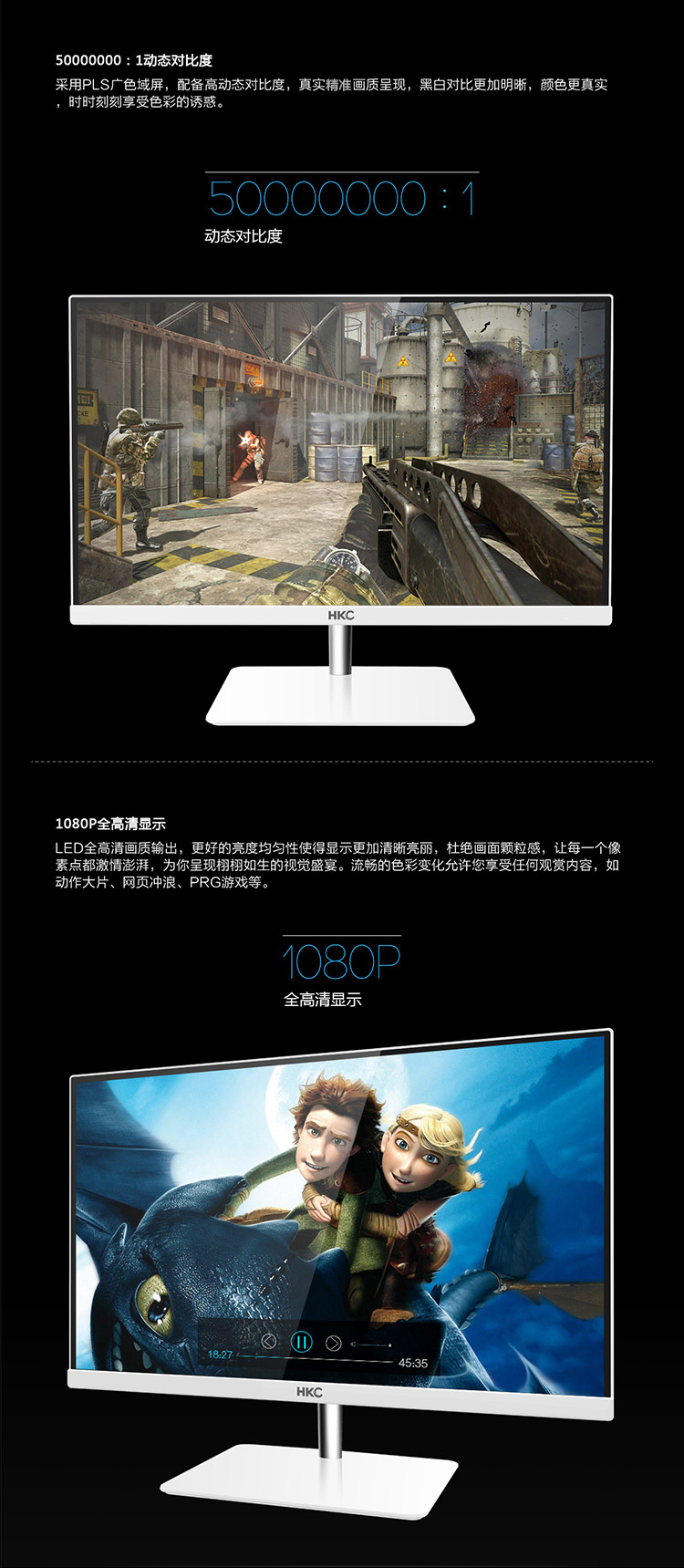 hkc f4000显示器