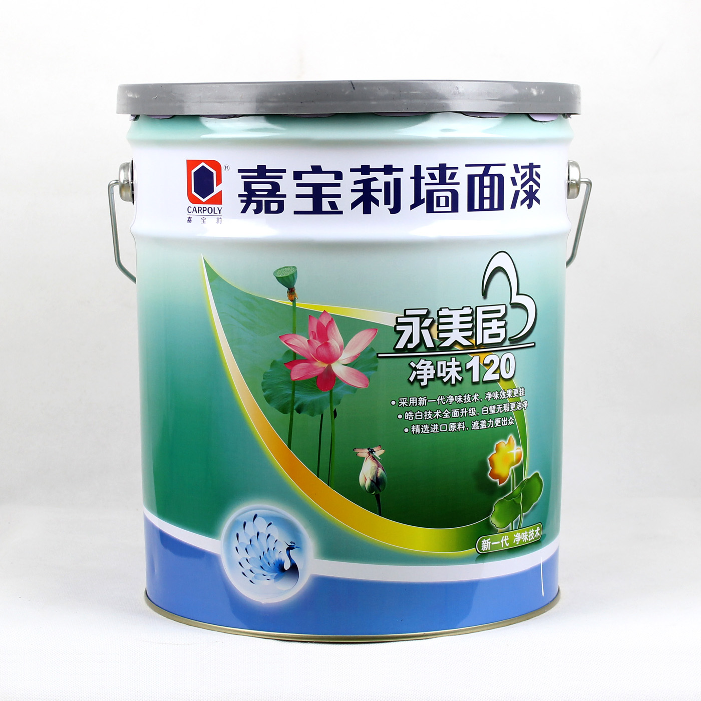 嘉宝莉永美居净味120内墙乳胶漆超白技术 墙面漆20kg