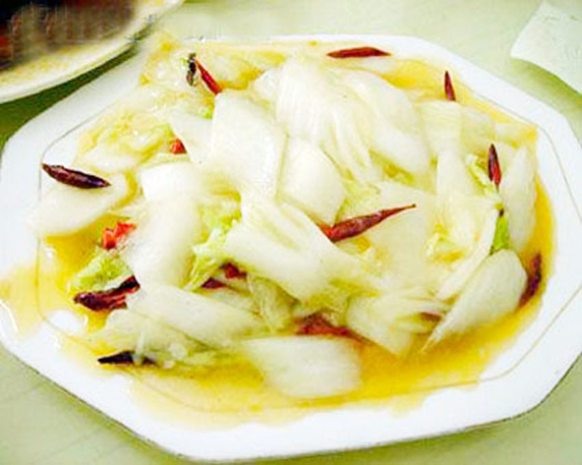 醋溜辣子白