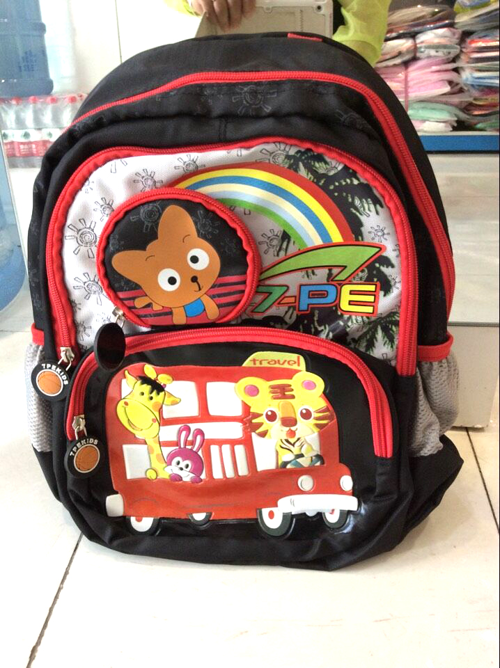 七波辉女休闲书包