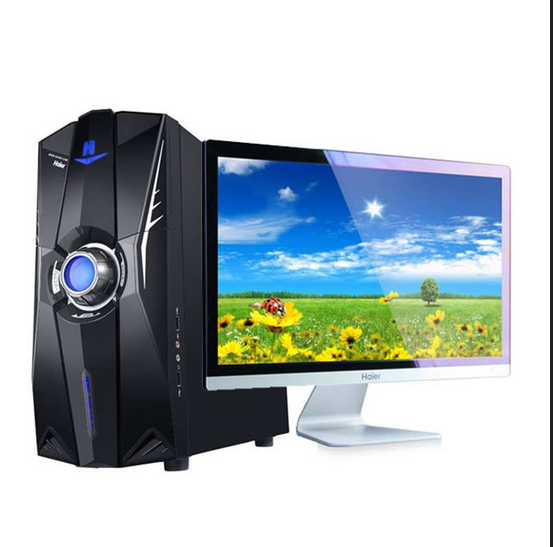 海尔轰天雷x3四核处理器,配21.5寸润眼显示器