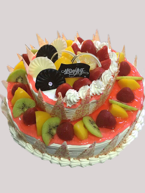 双层巧克力水果蛋糕(12寸)