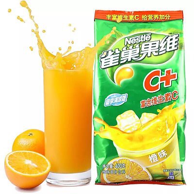 雀巢400g果维c橙味