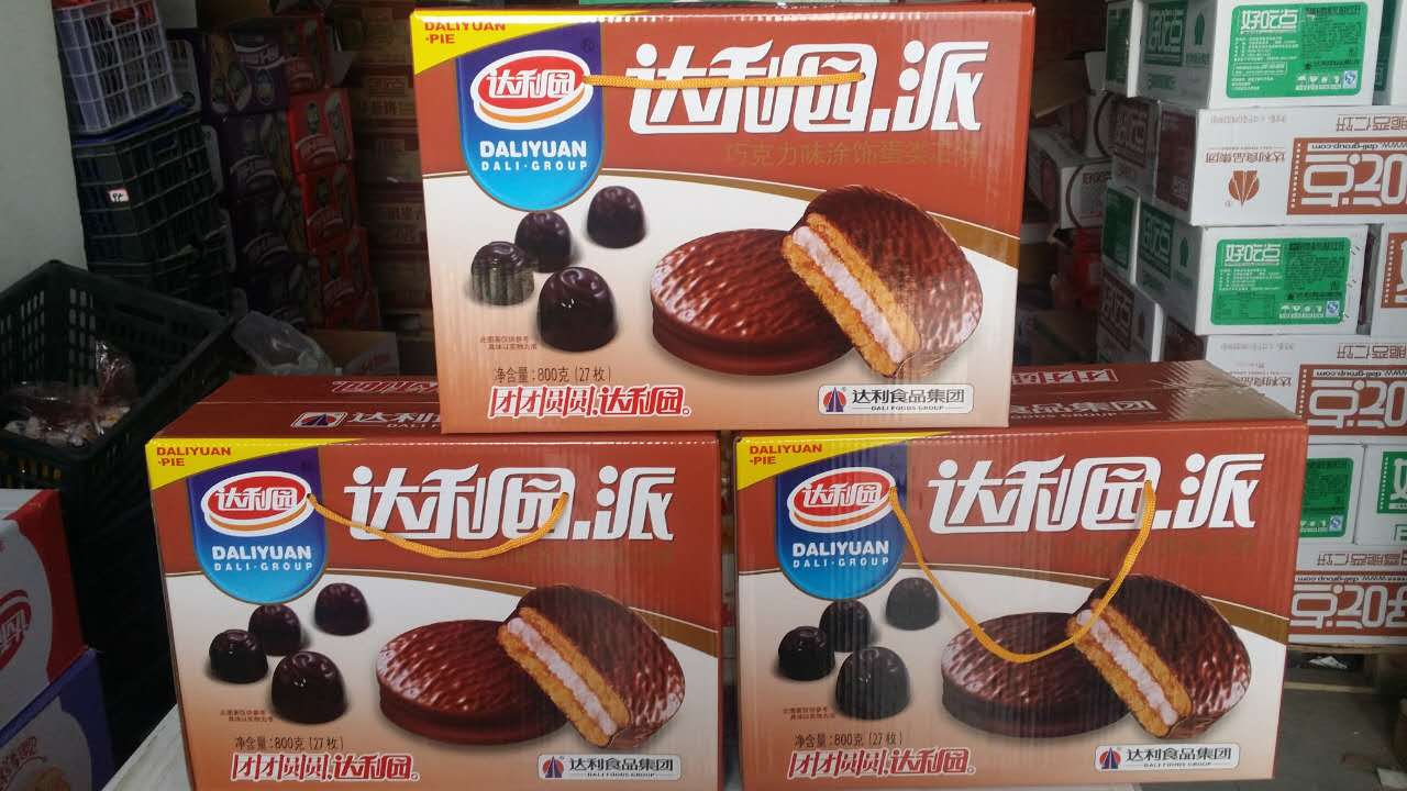 达利园800g巧克力派(27枚)