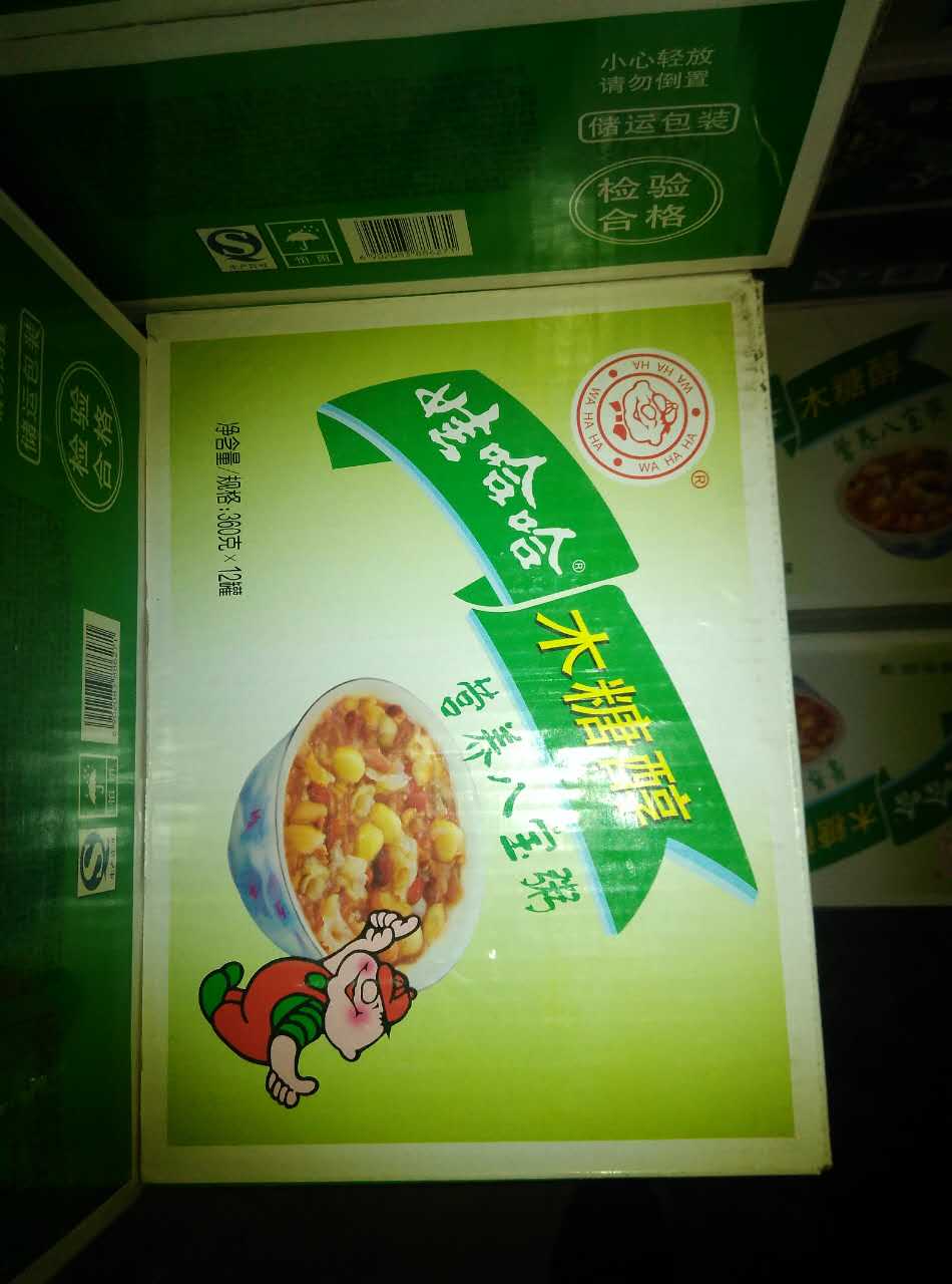 娃哈哈木糖醇八宝粥12*360ml