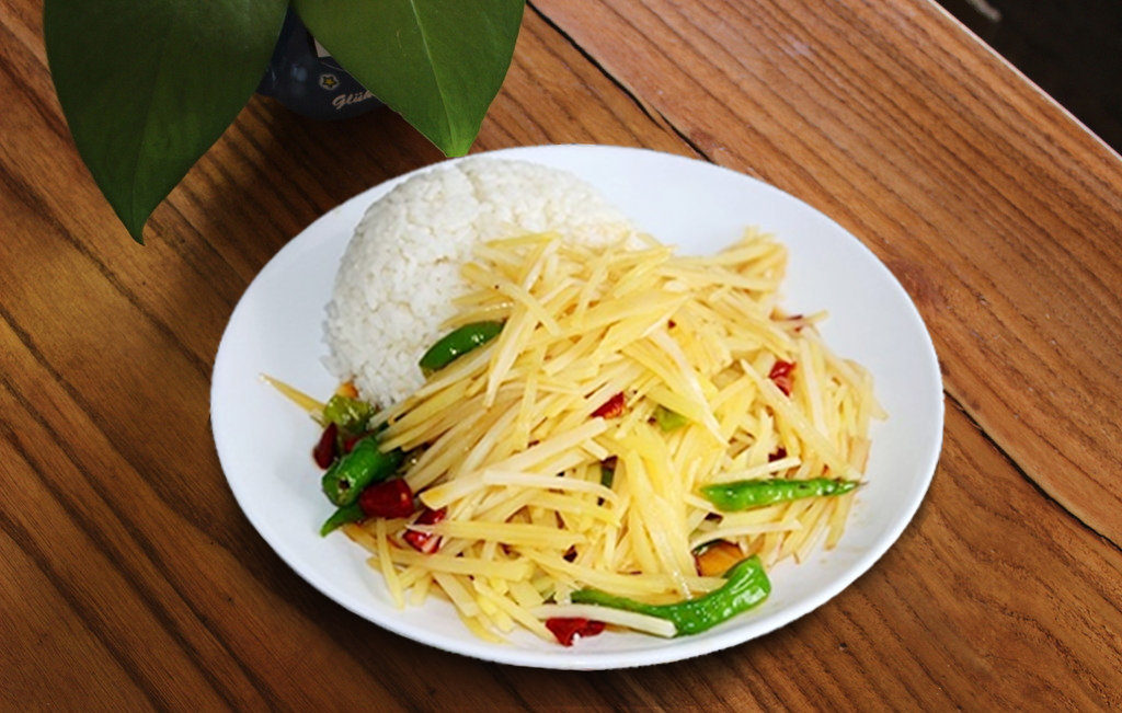 土豆丝盖饭