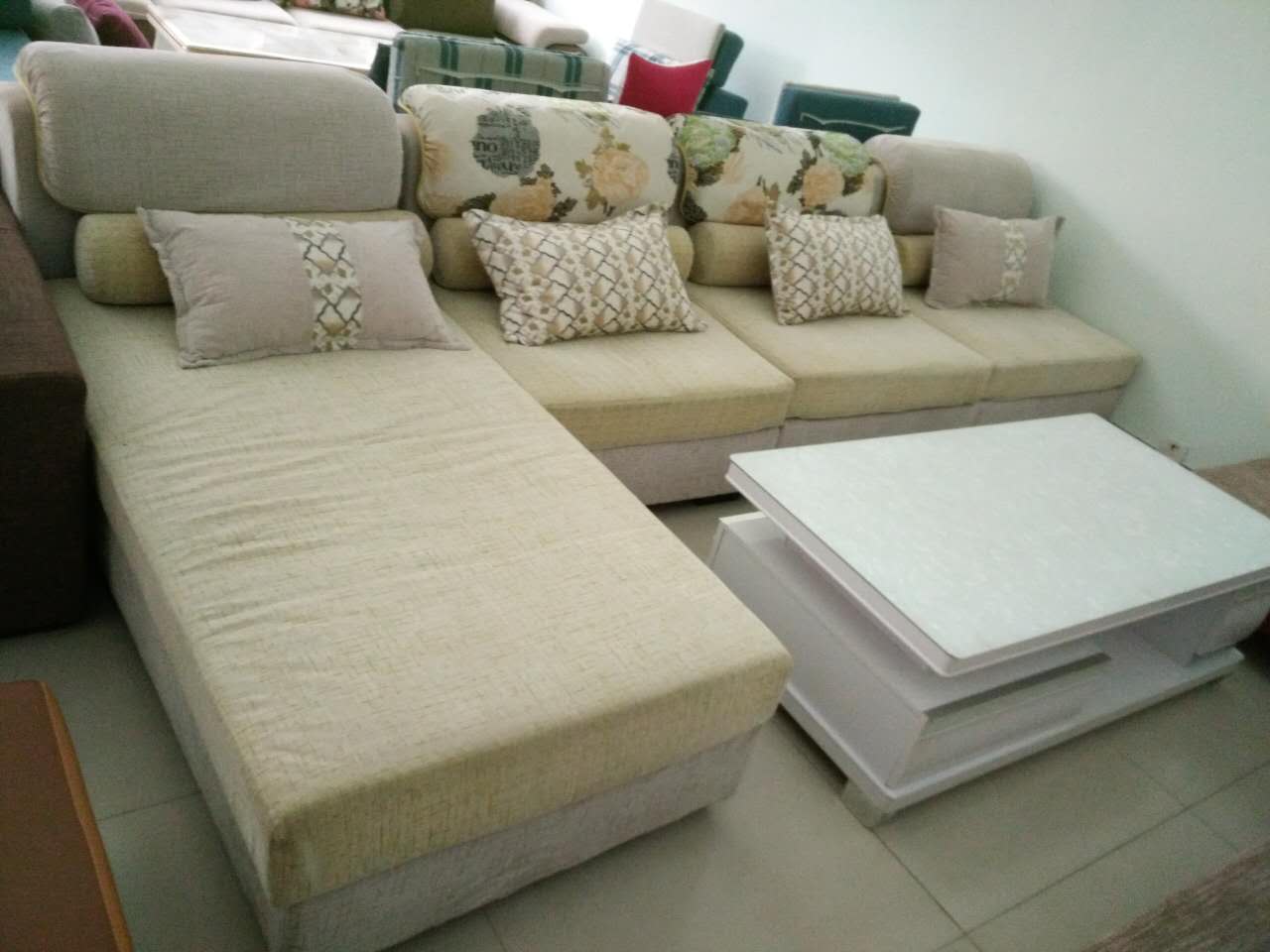 【百姓家具城】奇美布艺沙发(一二三组合)