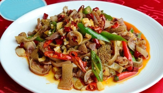 炒羊杂/羊肚/羊脸