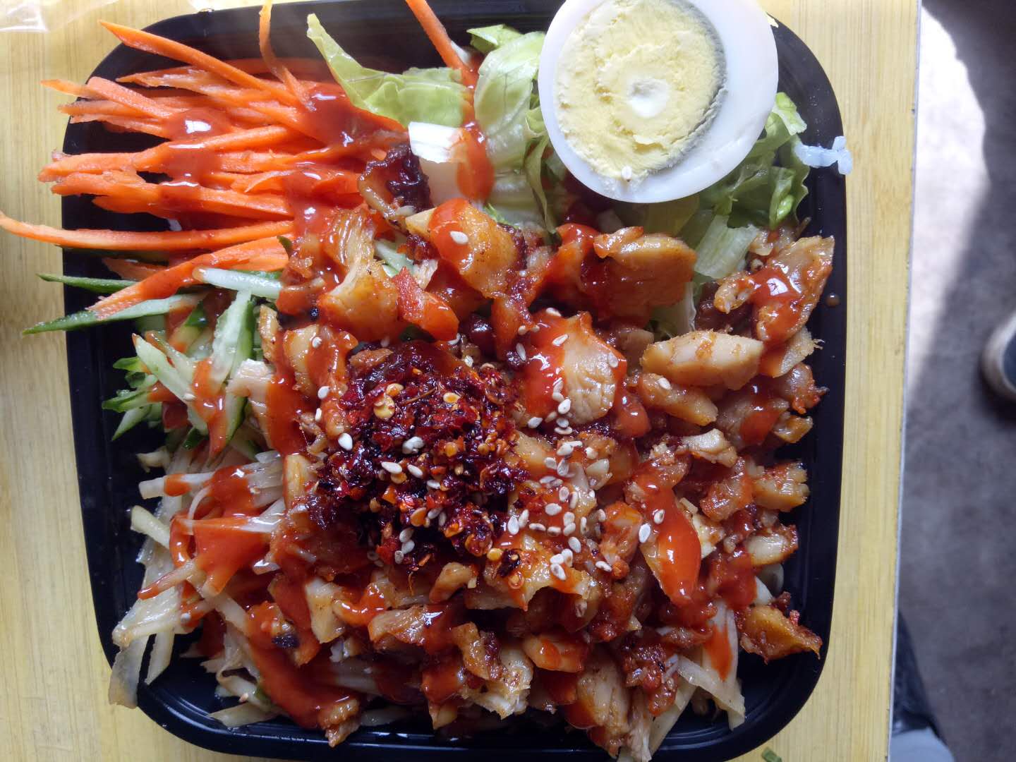 【双池奇迹烤肉拌饭】香辣味烤肉拌饭可送外卖