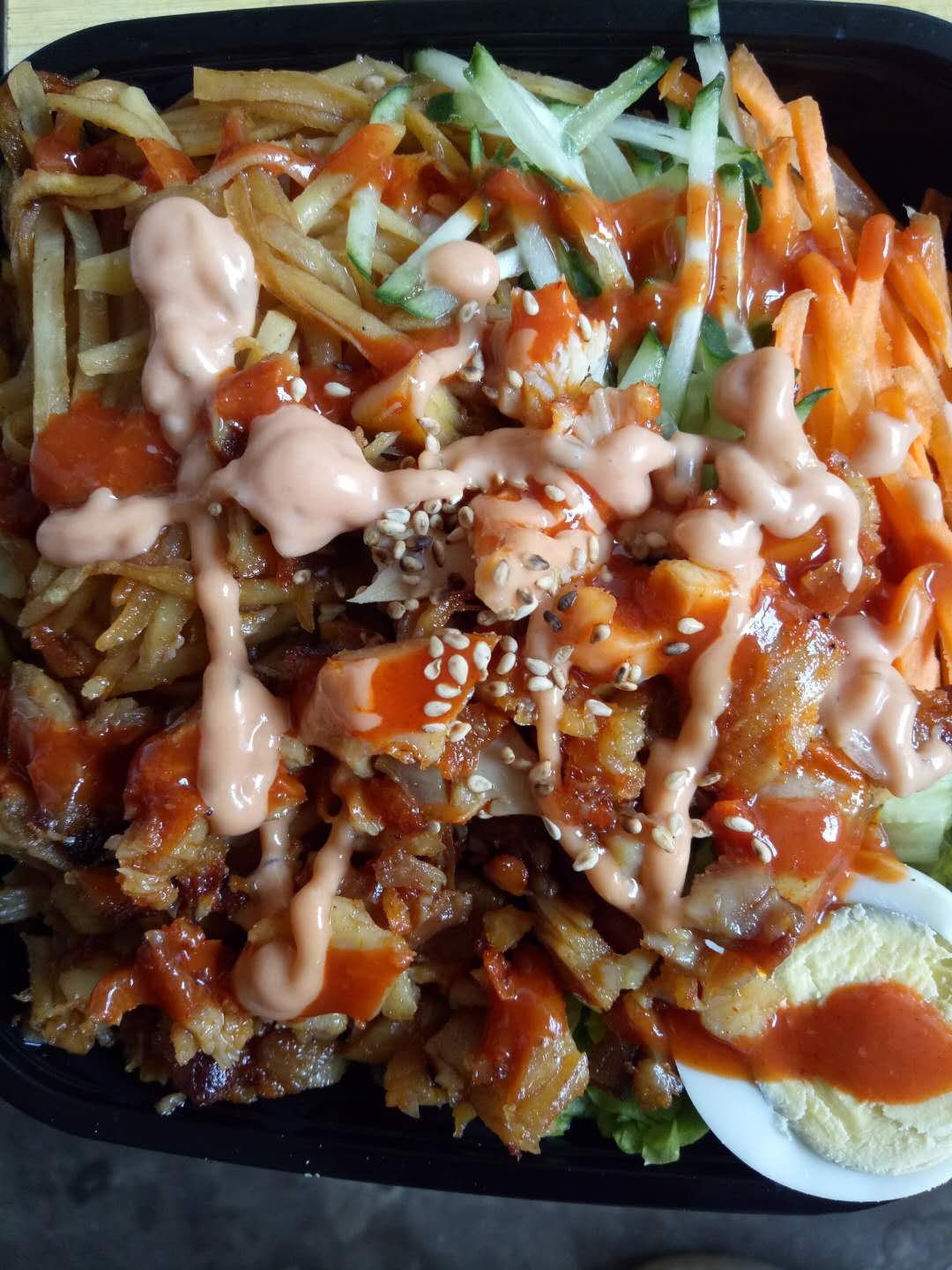 【双池奇迹烤肉拌饭】千岛味烤肉拌饭可送外卖