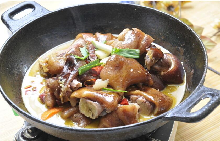 干锅湖南腊猪脚