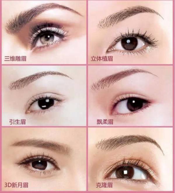 时尚纹眉