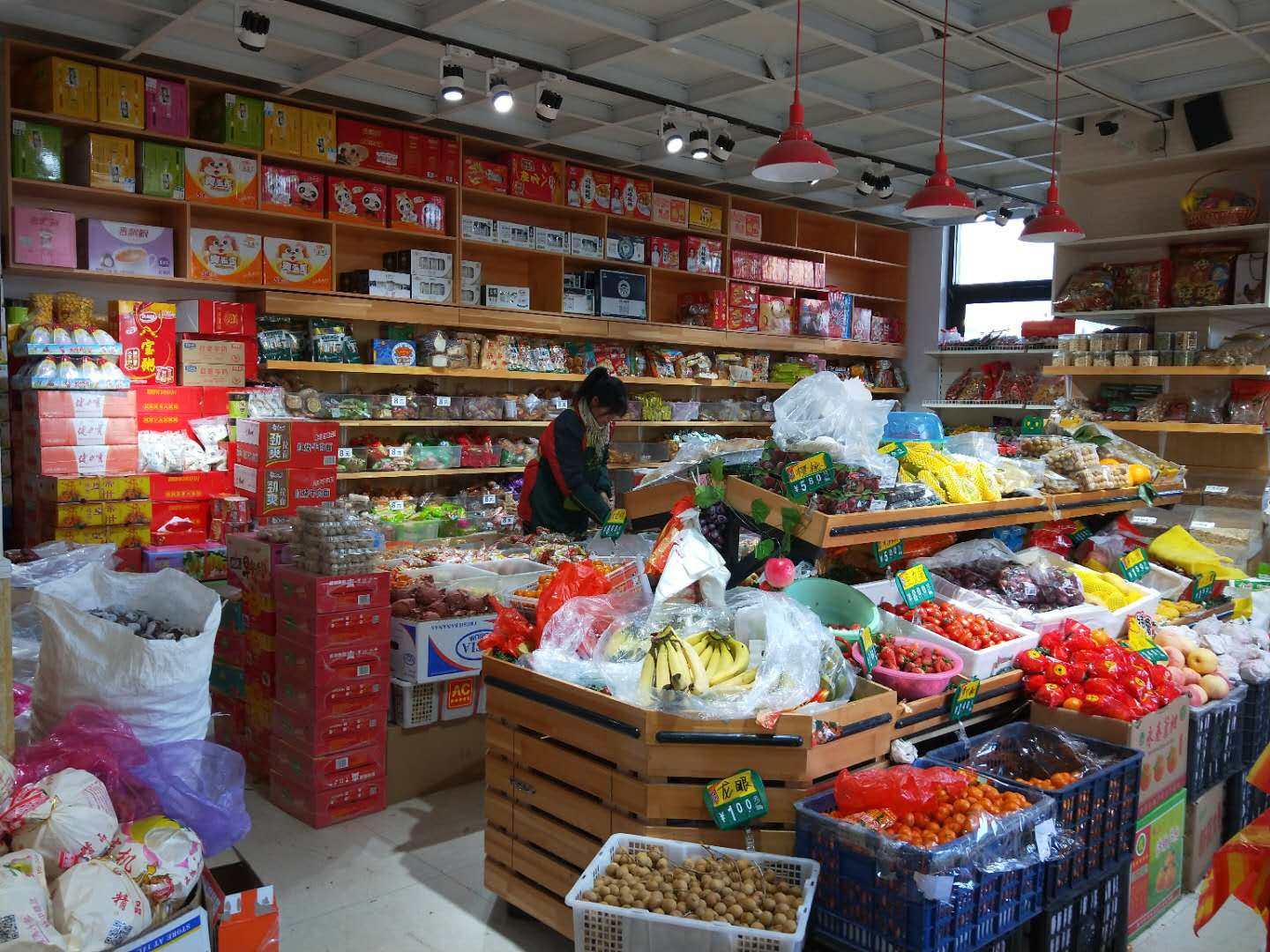  爱红水果精品园>店内环境