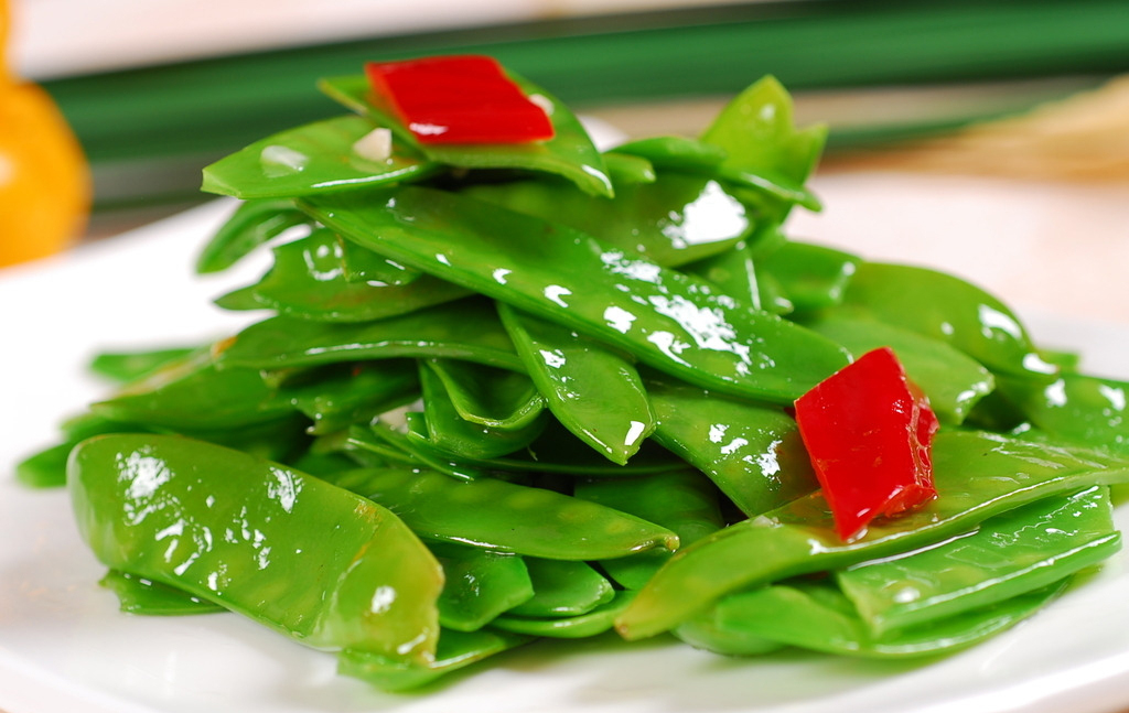 清炒荷兰豆图片【二荤二素68元】套餐