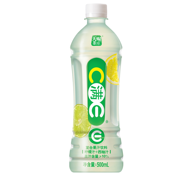 天喔茶庄c满e柠檬汁 西柚汁复合果味饮料500ml
