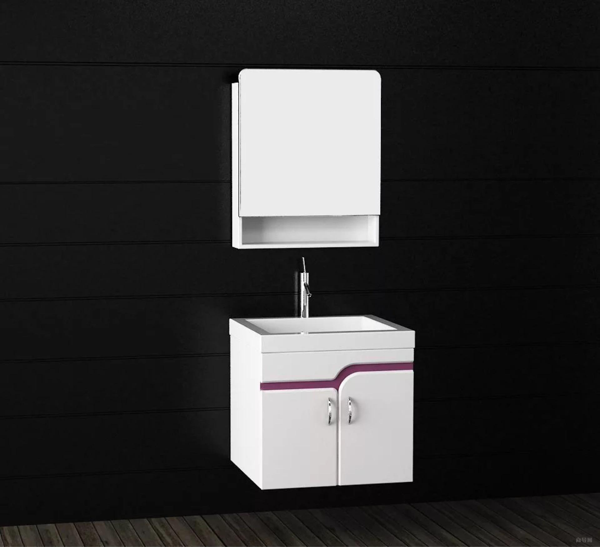 金牌卫浴实木浴室柜